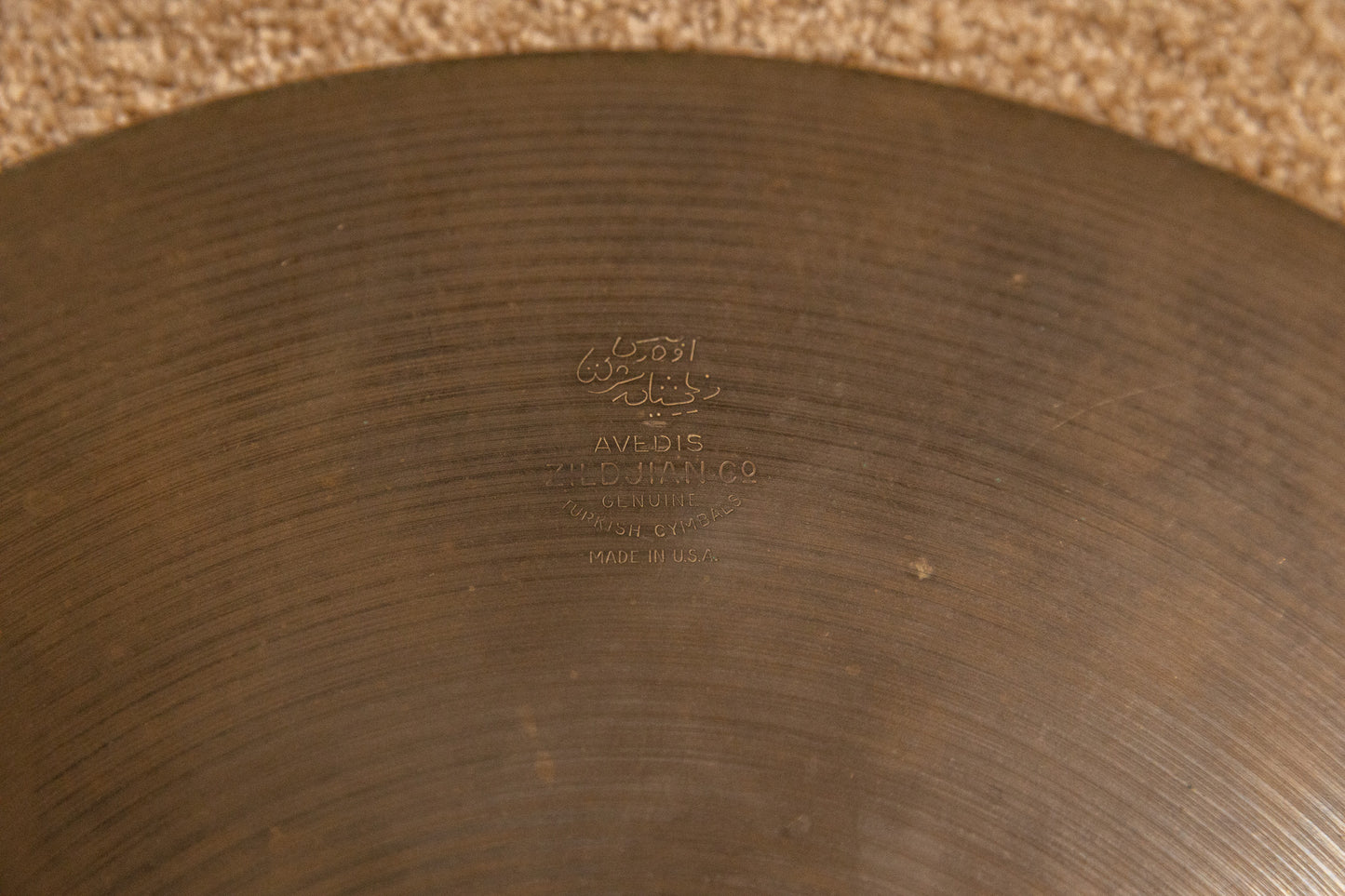 1960s Zildjian 15" A Hi Hat Cymbals 1000g 1290g