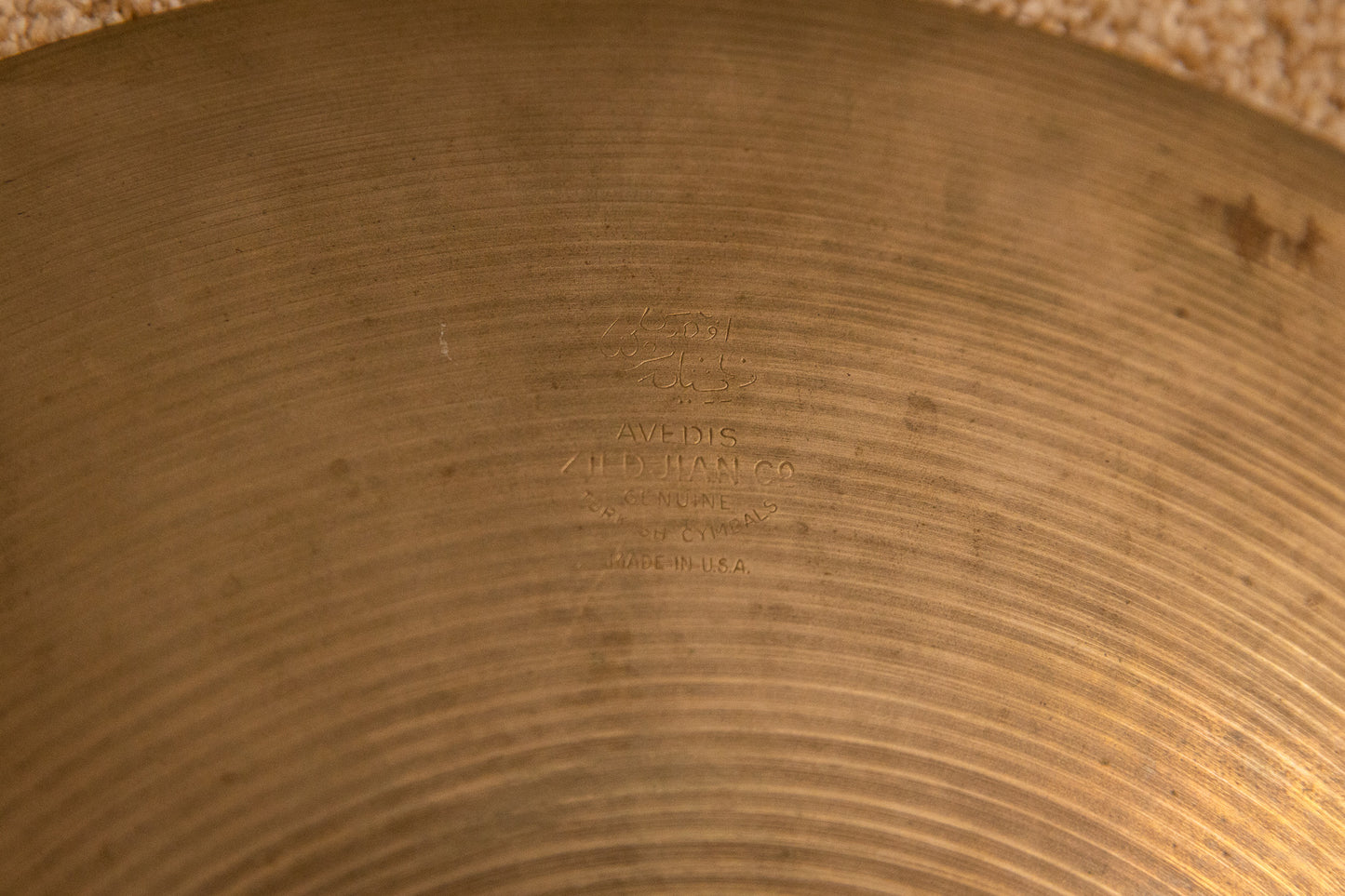 1960s Zildjian 15" A Hi Hat Cymbals 1000g 1290g
