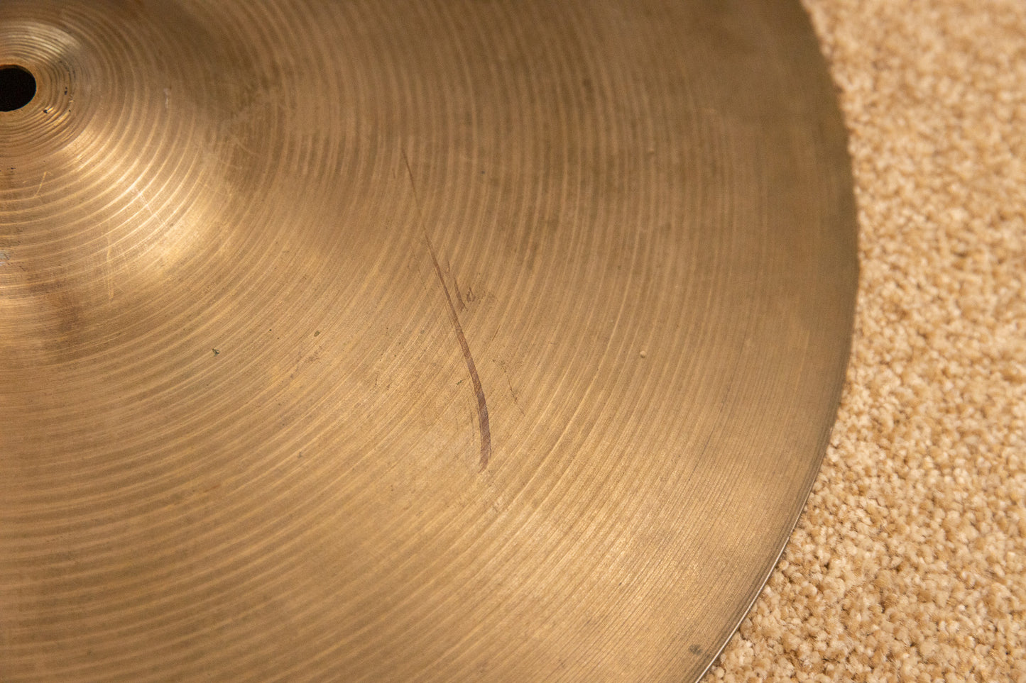 1960s Zildjian 15" A Hi Hat Cymbals 1000g 1290g