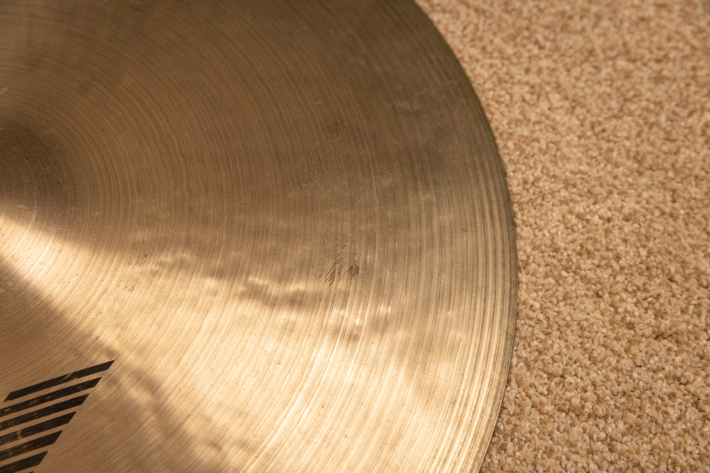1990s Zildjian 17" K Dark Medium Thin Crash Cymbal 1313g