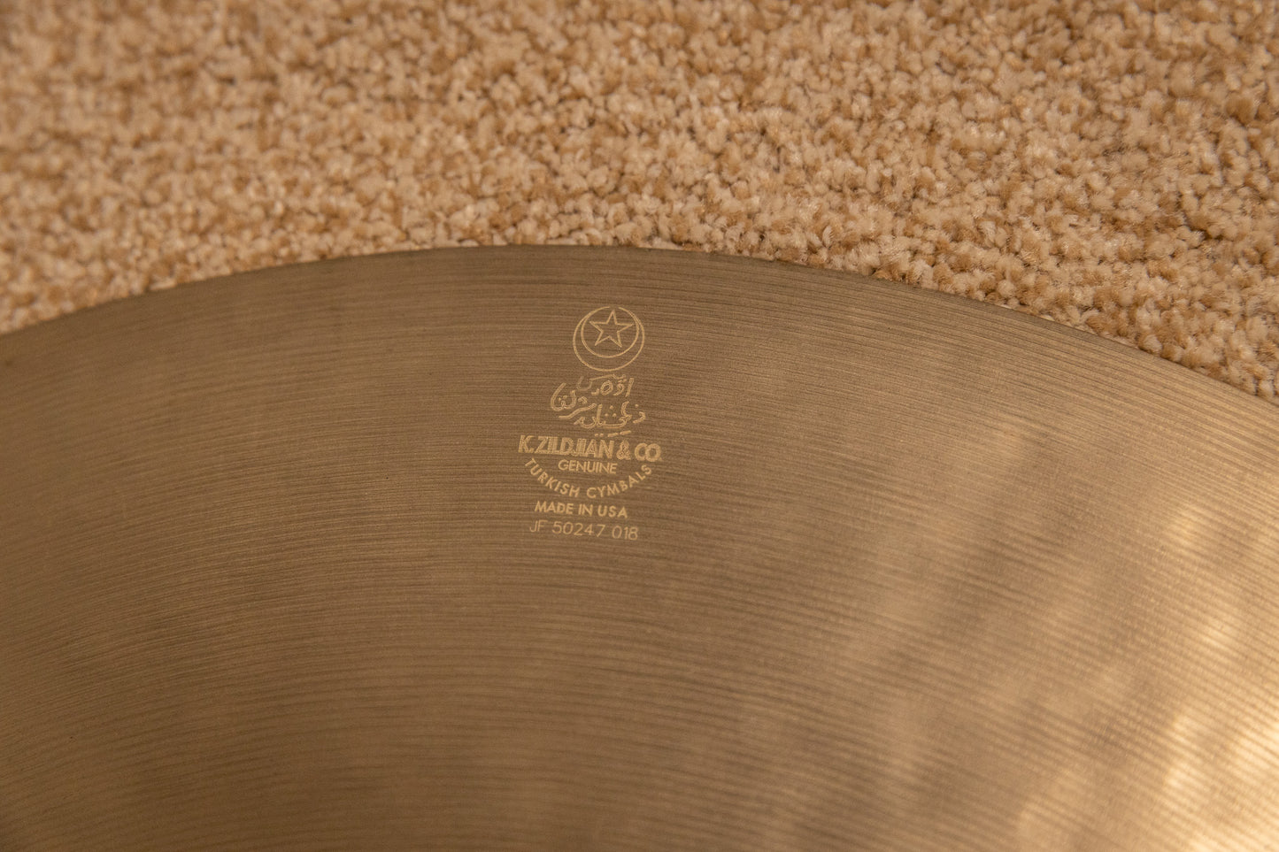 Zildjian 18" K Dark Medium Thin Crash Cymbal 1607g