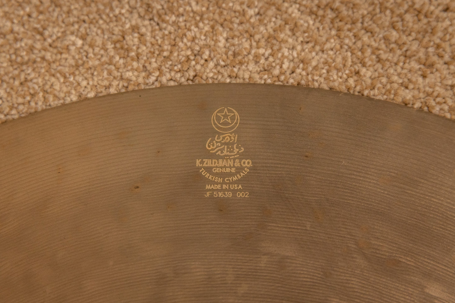 Zildjian 18" K Dark Medium Thin Crash Cymbal 1621g
