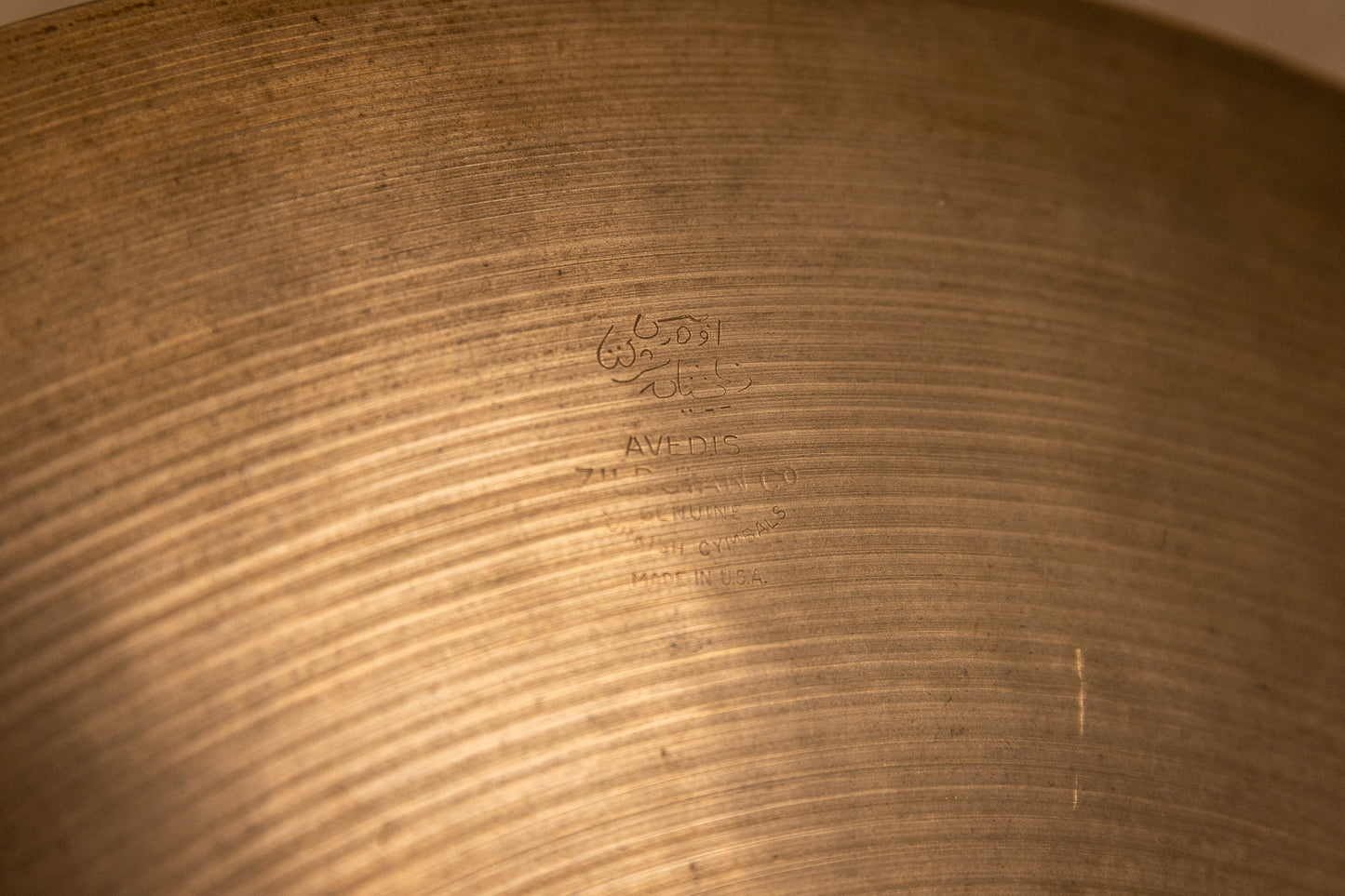 1960s Zildjian 20" A Ride Cymbal 1888g