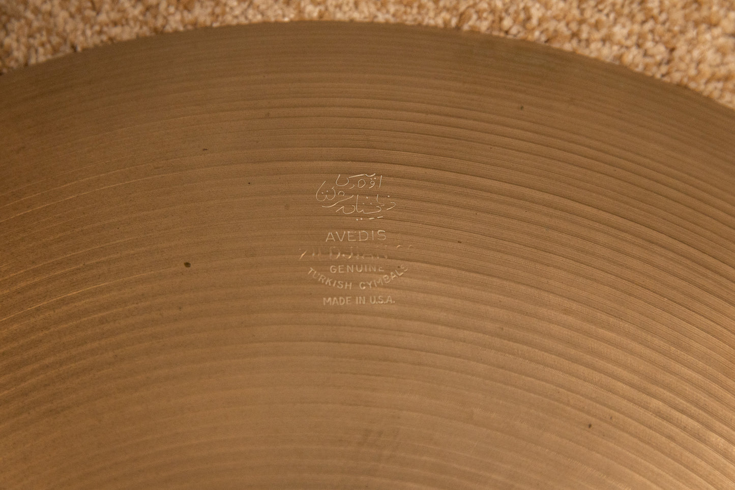 1960s Zildjian 18" A Light Crash Cymbal 1278g