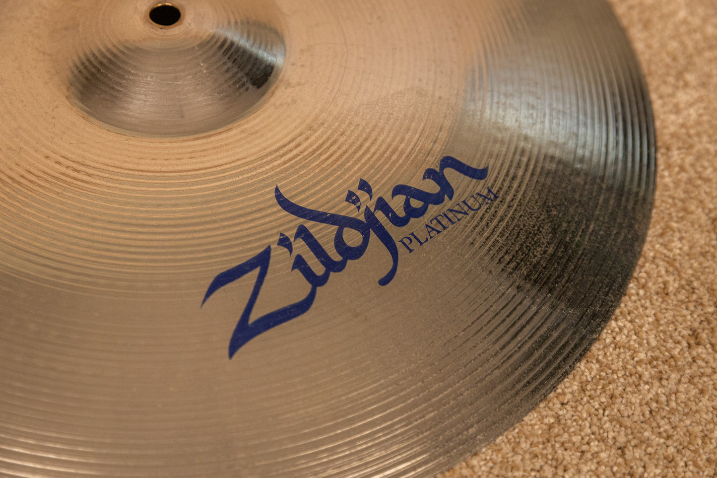 1990s Zildjian 17" Platinum Thin Crash Cymbal 1175g
