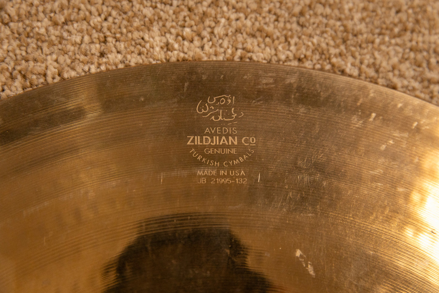 2002 Zildjian 16" A Custom Crash Cymbal 1059g
