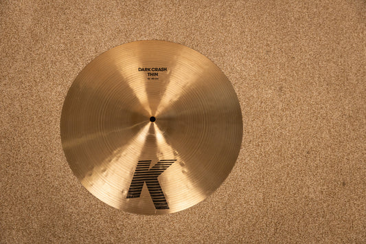 1980s Zildjian 16" IAK Dark Thin Crash Cymbal 1091g