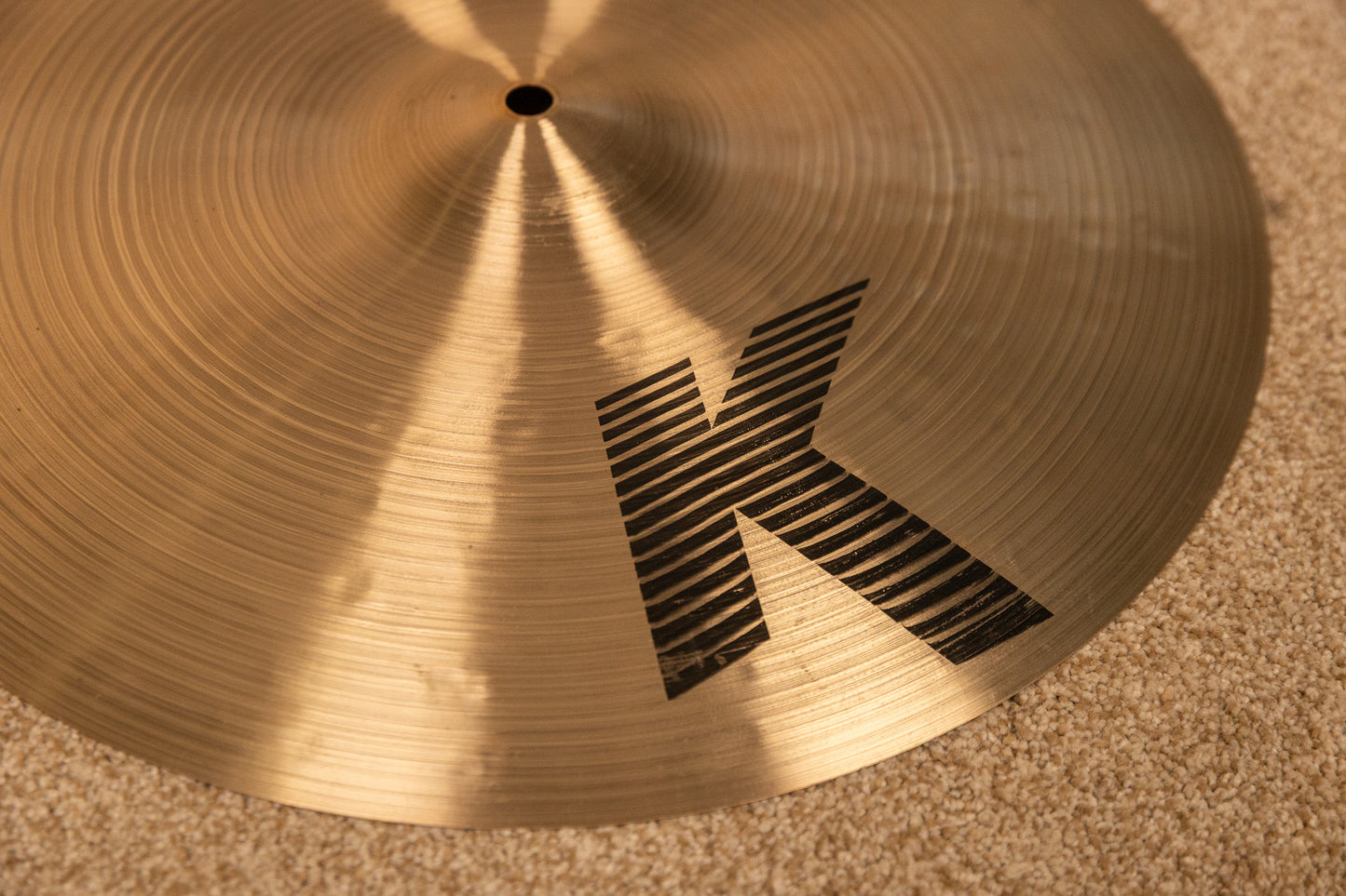 1980s Zildjian 16" IAK Dark Thin Crash Cymbal 1091g