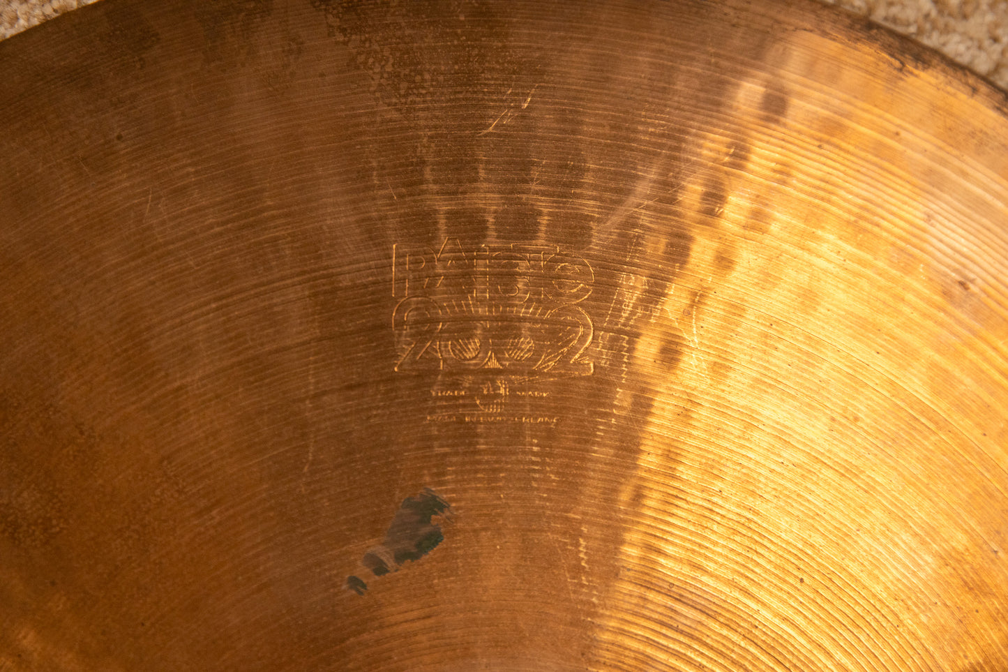 Vintage Paiste 16" 2002 Crash Cymbal 1038g
