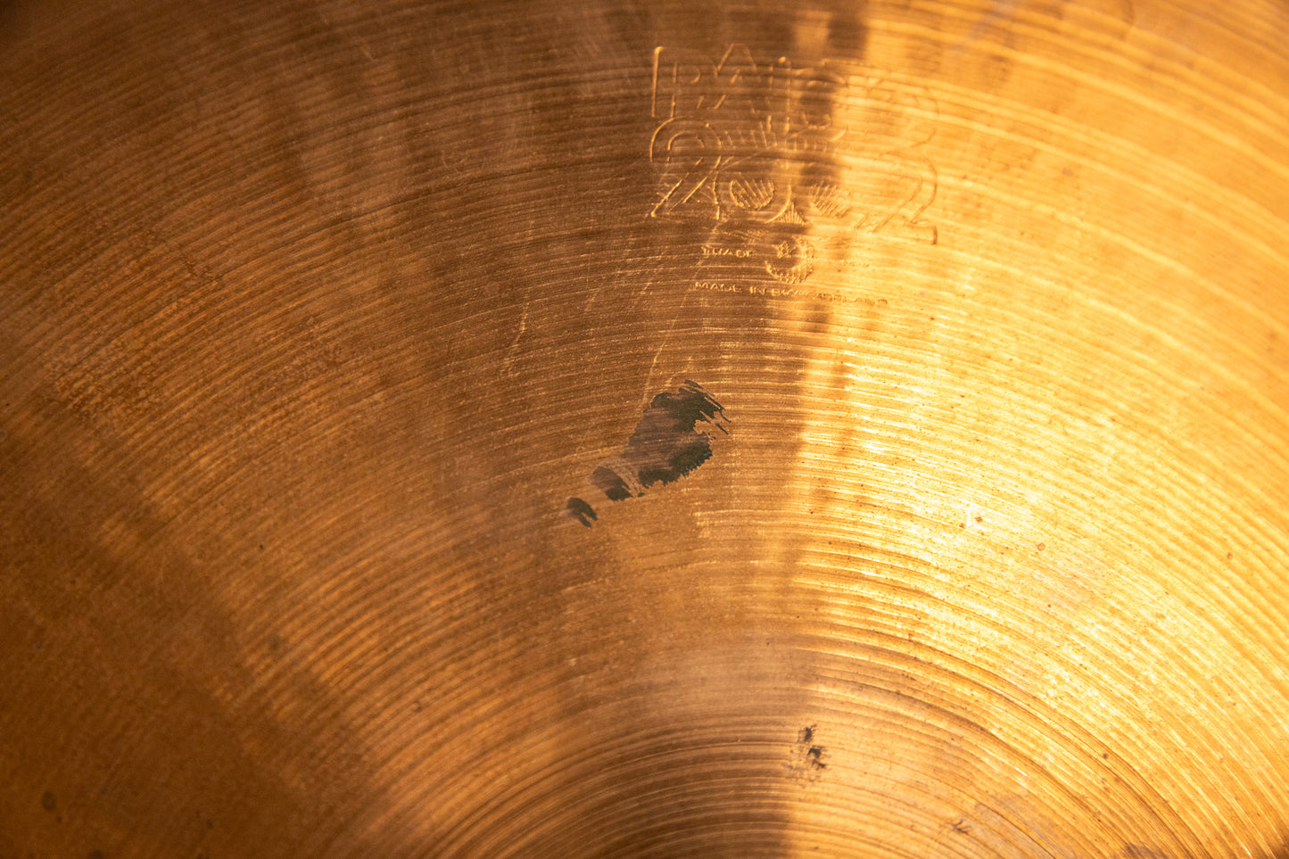 Vintage Paiste 16" 2002 Crash Cymbal 1038g