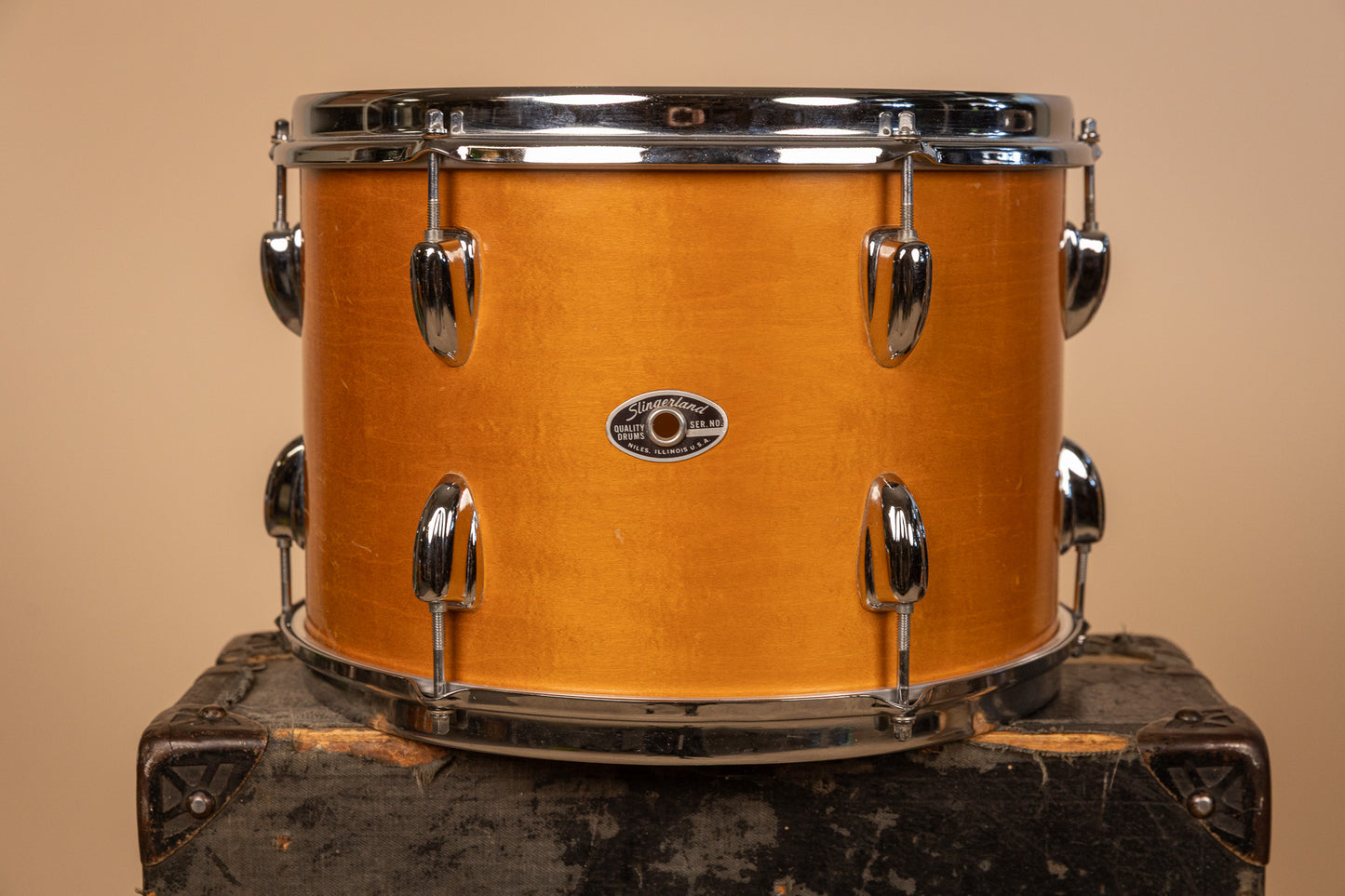 1970s Slingerland "New Rock" Maple Wood Drum Set
