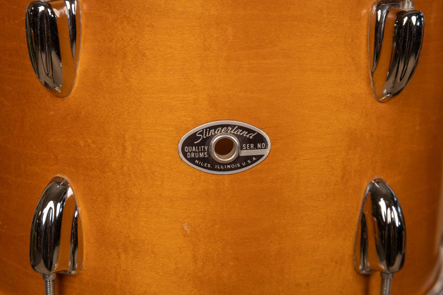 1970s Slingerland "New Rock" Maple Wood Drum Set