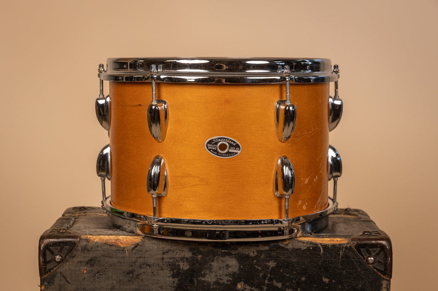 1970s Slingerland "New Rock" Maple Wood Drum Set