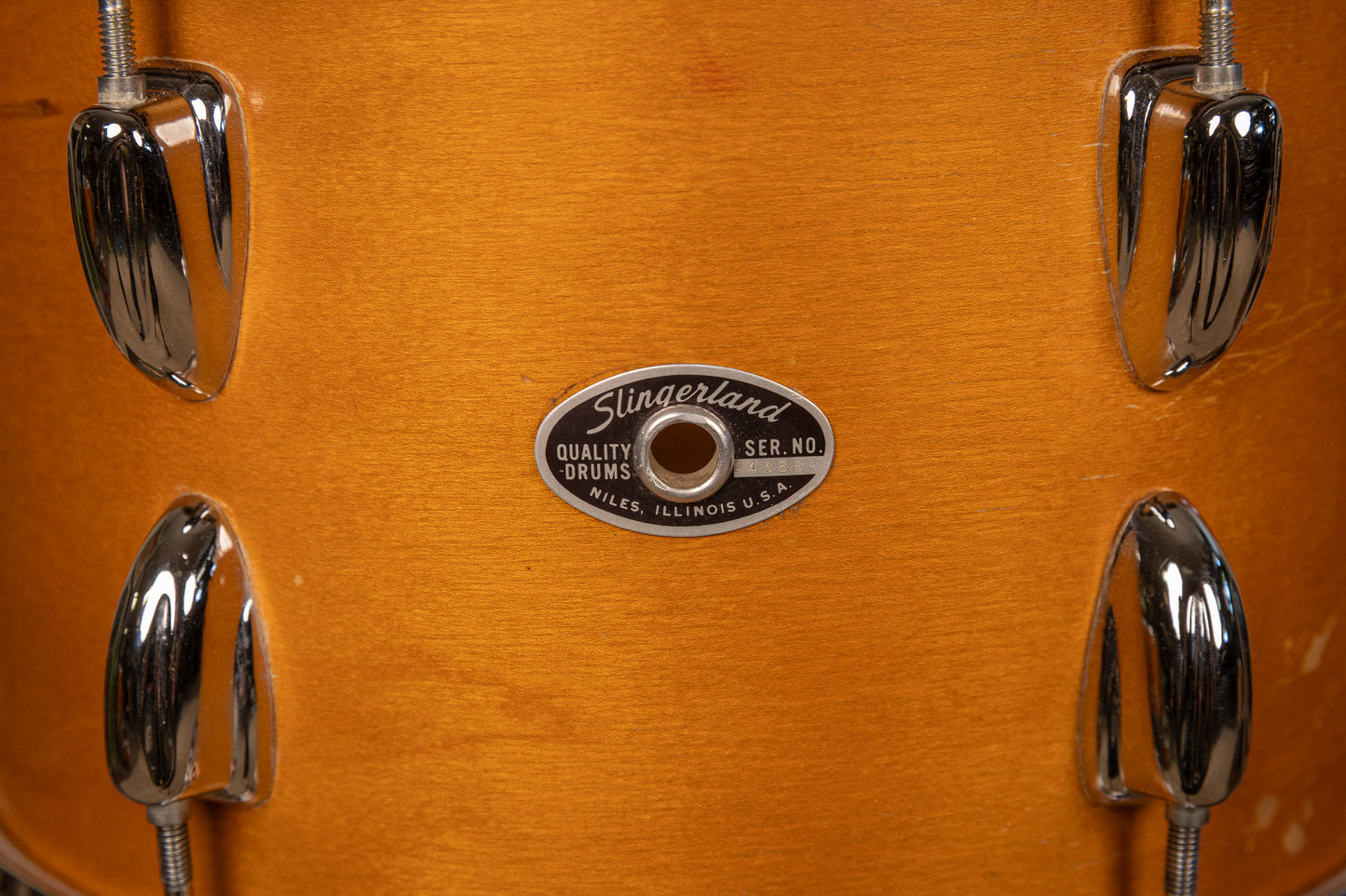 1970s Slingerland "New Rock" Maple Wood Drum Set