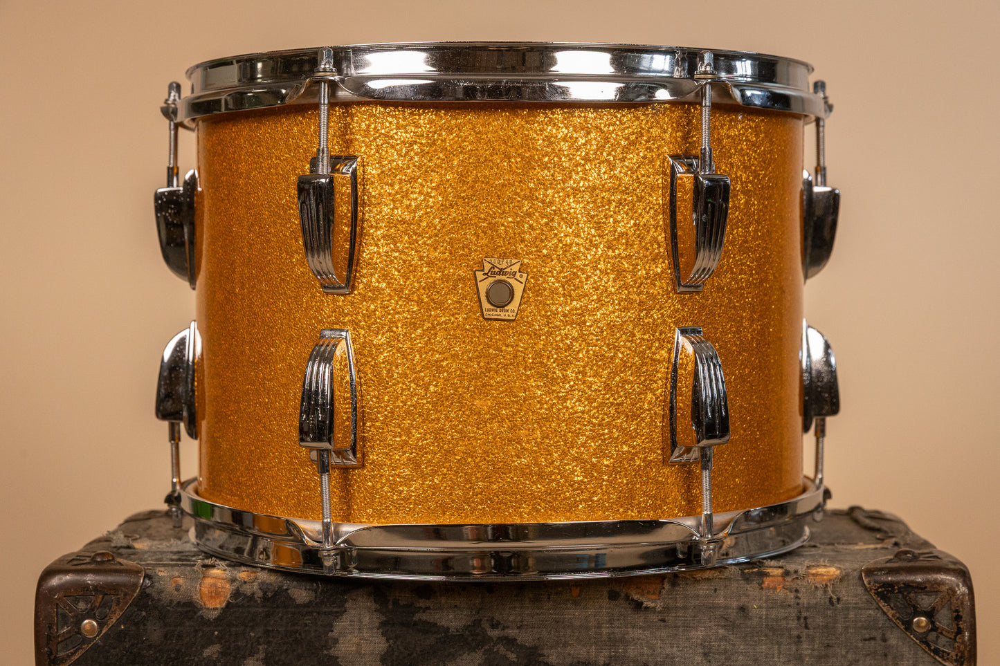 1960s Ludwig Gold Sparkle Super Classic Drum Set