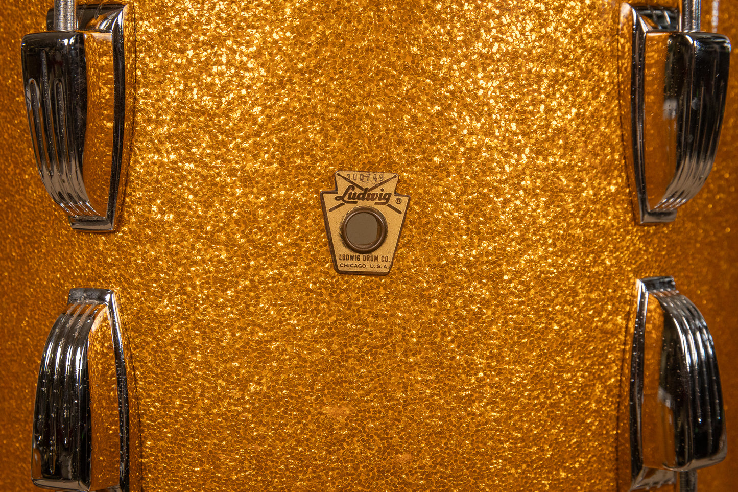 1960s Ludwig Gold Sparkle Super Classic Drum Set