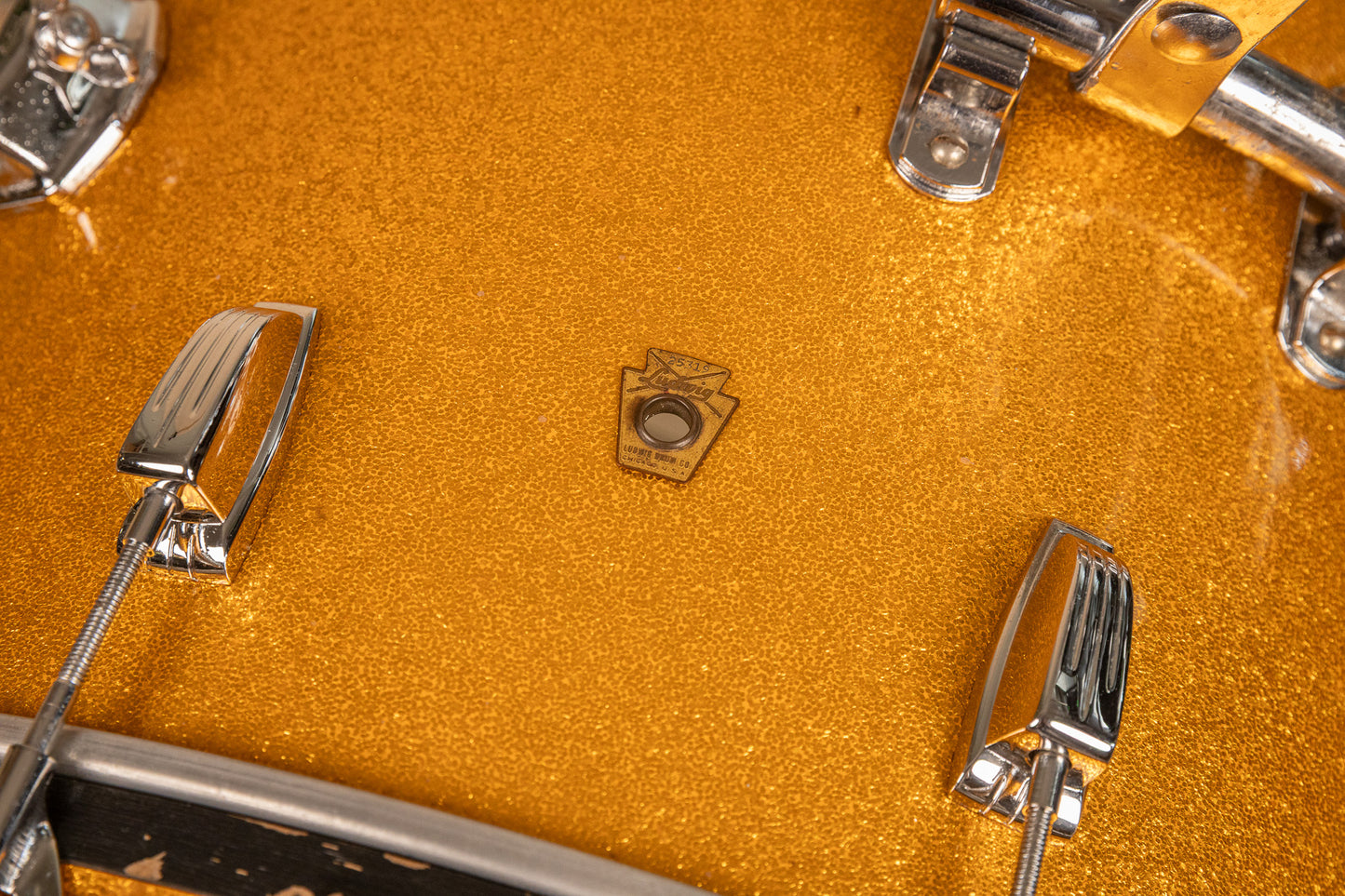1960s Ludwig Gold Sparkle Super Classic Drum Set