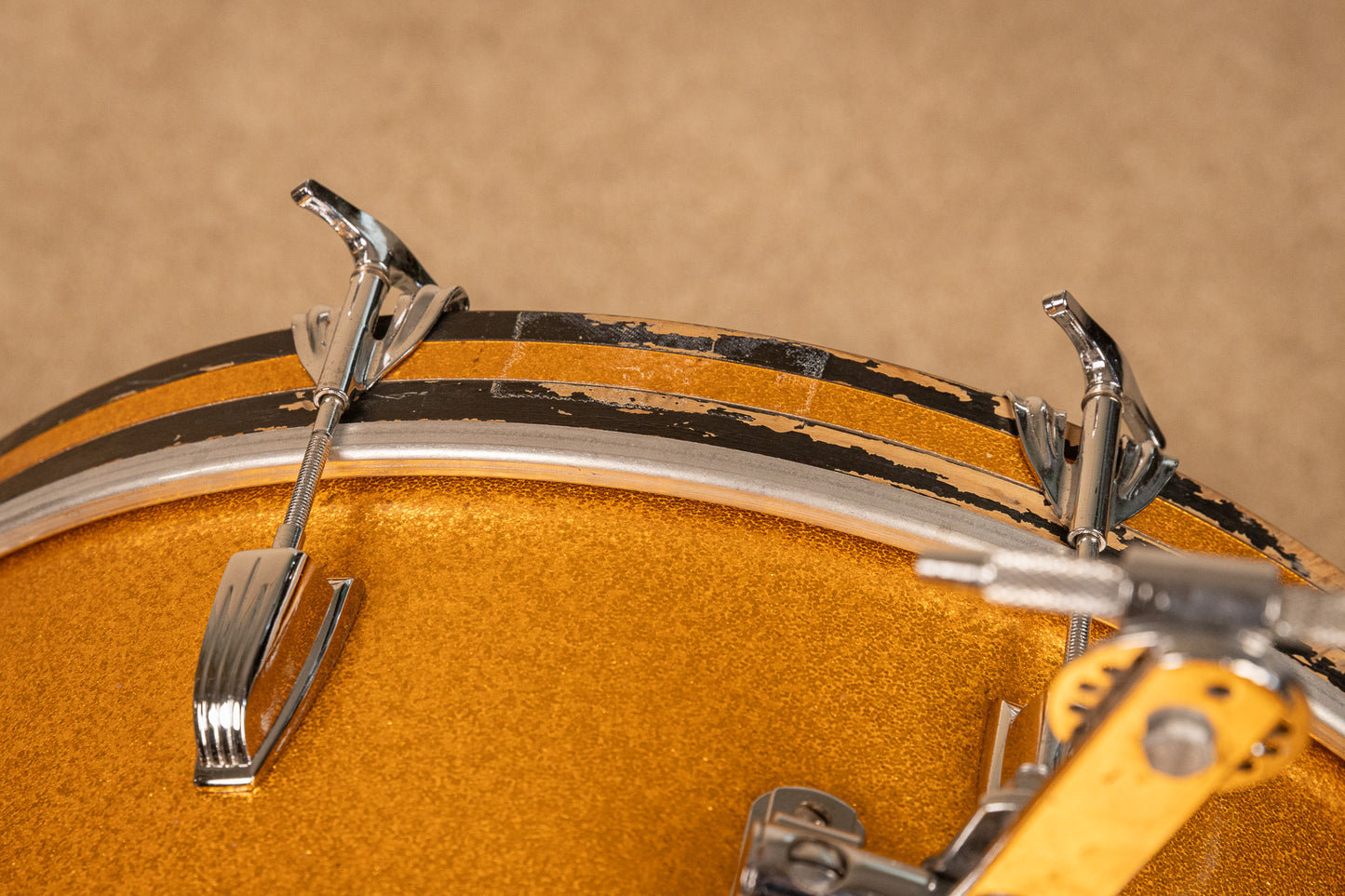 1960s Ludwig Gold Sparkle Super Classic Drum Set
