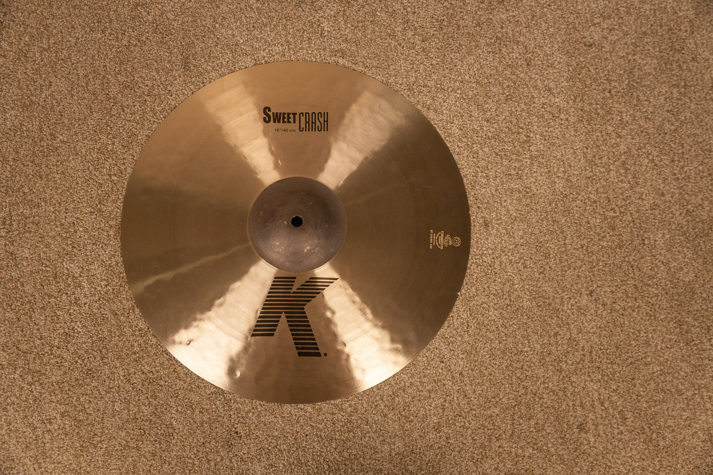 Zildjian 16" K Sweet Crash Cymbal 895g