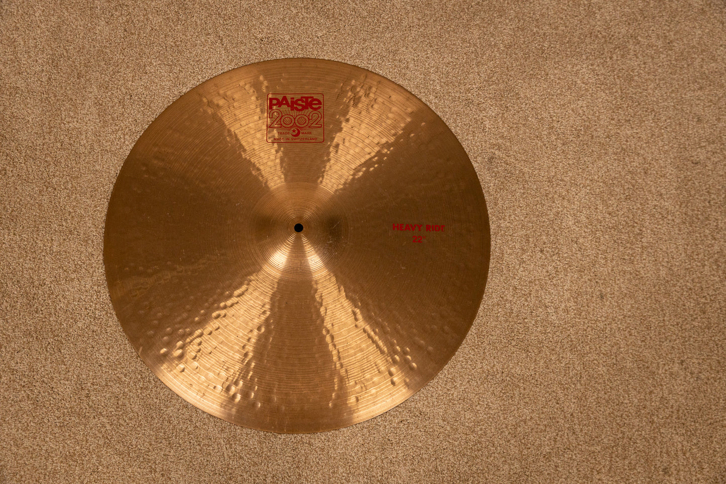 Paiste 22" 2002 Heavy Ride Cymbal 3548g