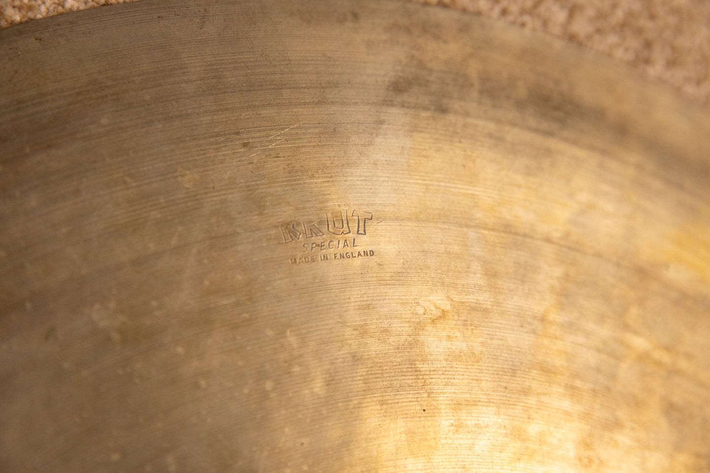 Vintage Krut 20" Sizzle Crash Ride Cymbal 1574g