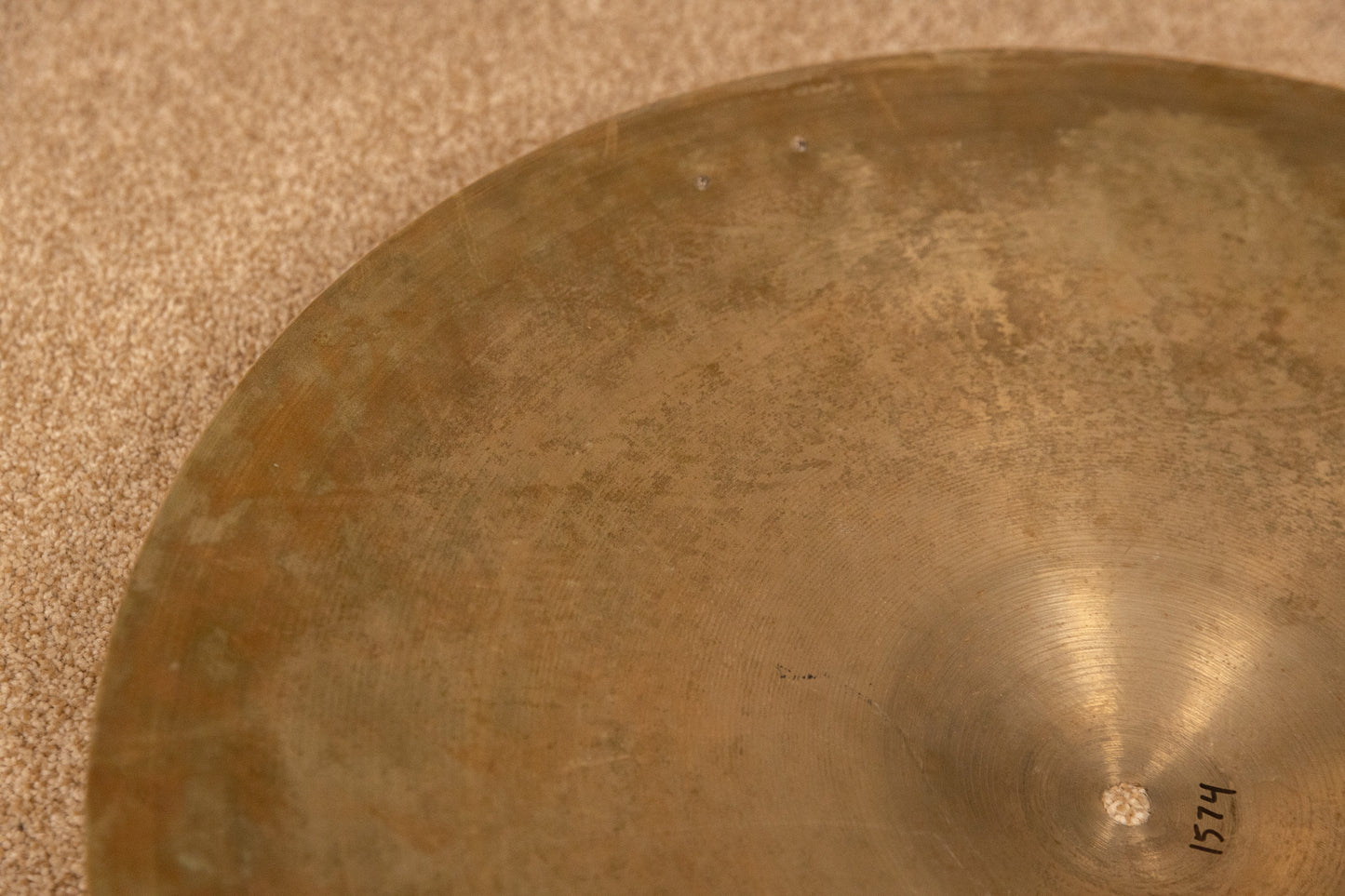 Vintage Krut 20" Sizzle Crash Ride Cymbal 1574g