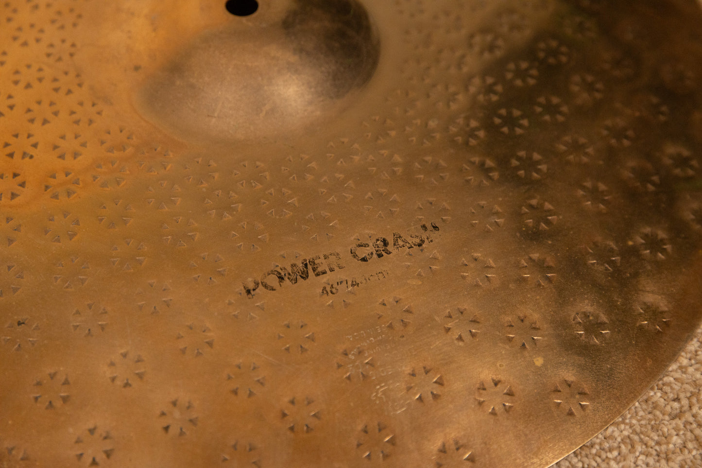 1980s Zildjian 16" Z Power Crash Cymbal 1205g
