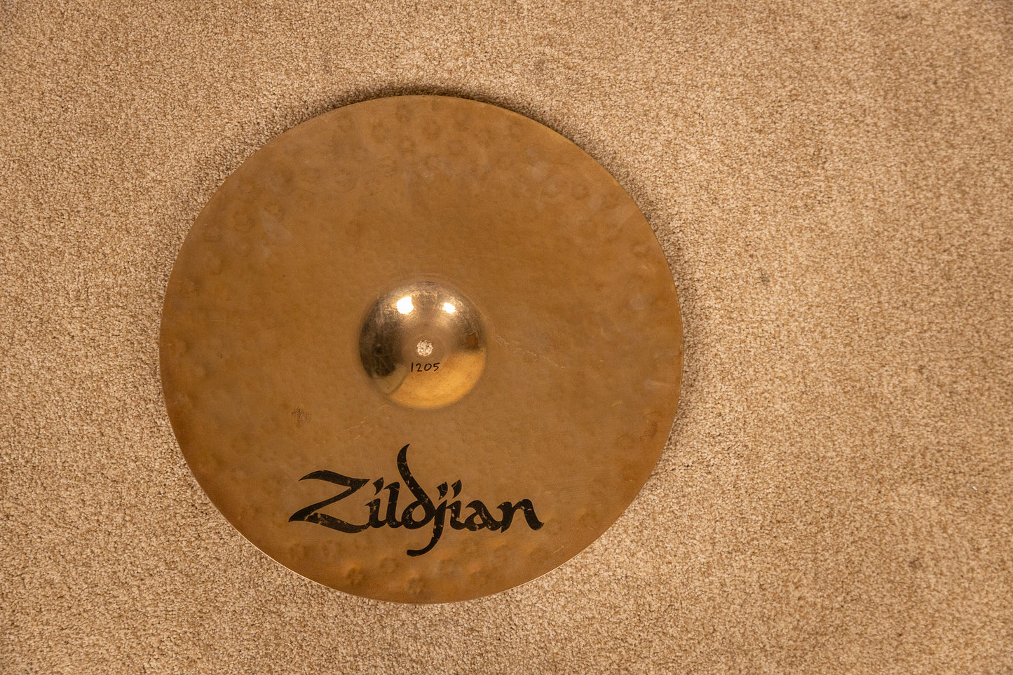 1980s Zildjian 16" Z Power Crash Cymbal 1205g
