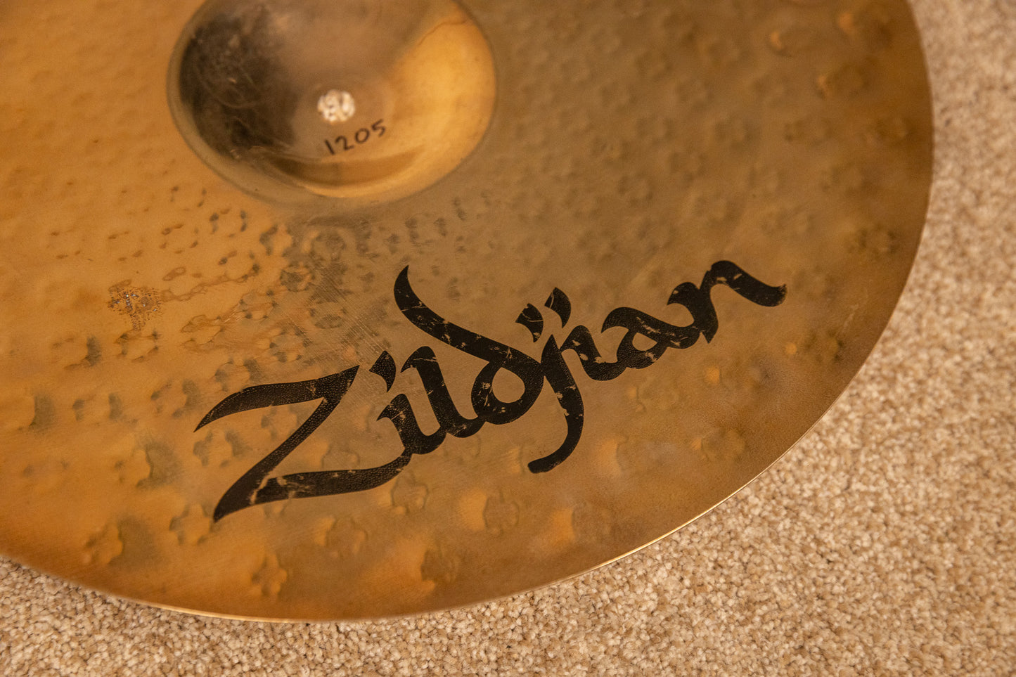 1980s Zildjian 16" Z Power Crash Cymbal 1205g