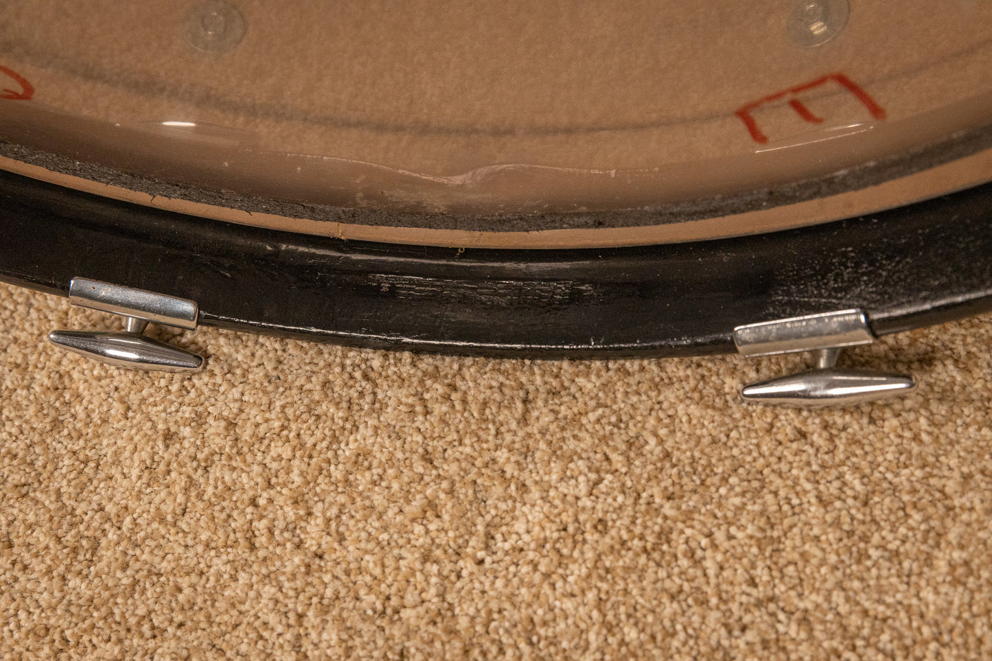 1960s Slingerland Modern Solo White Marine Pearl Drum Set