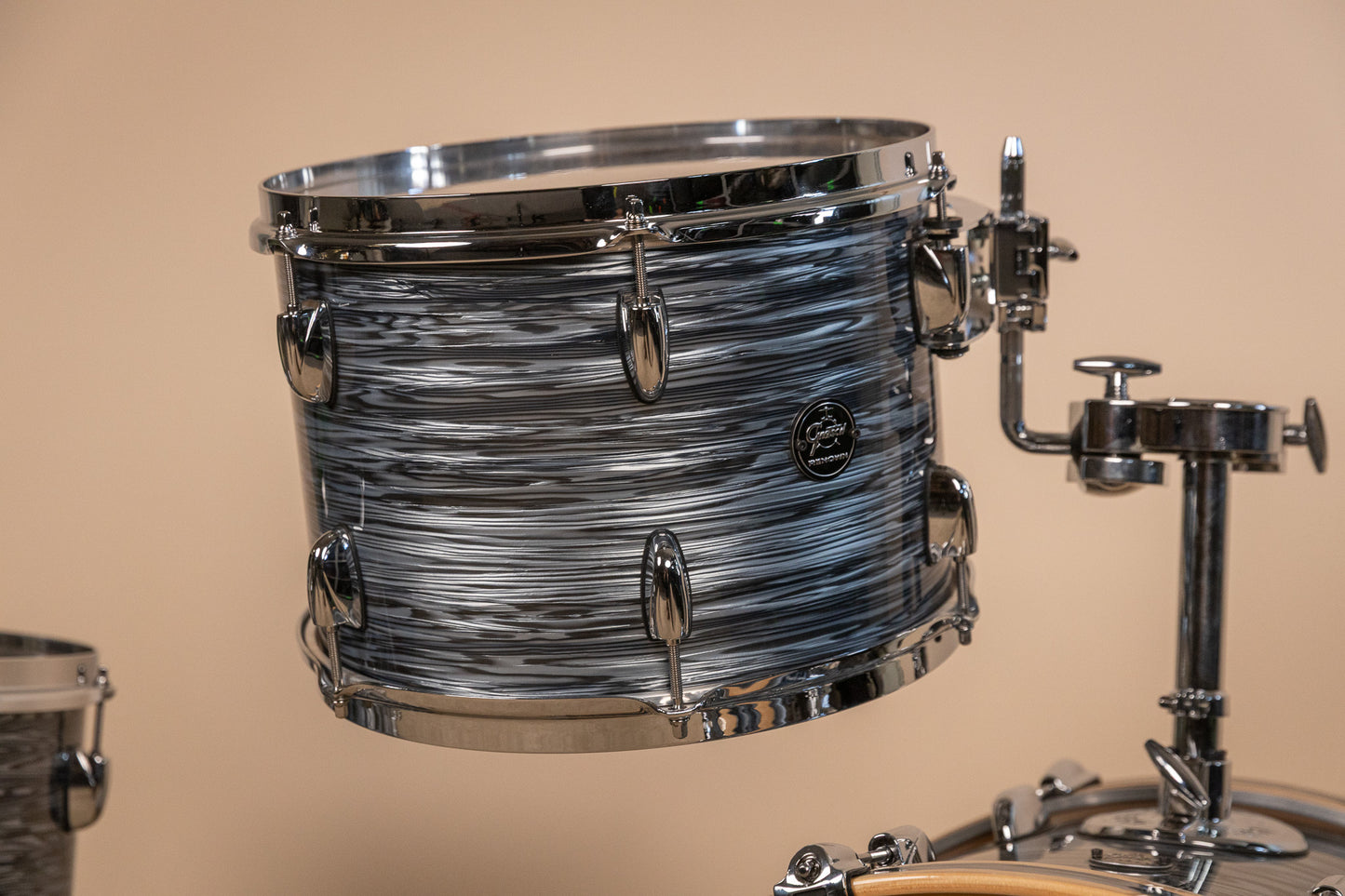 Gretsch Renown Silver Oyster Pearl Drum Set 14x24 9x13 and 16x16