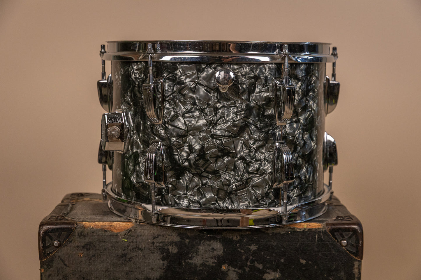 1971 Ludwig 9x13 Black Diamond Pearl Tom