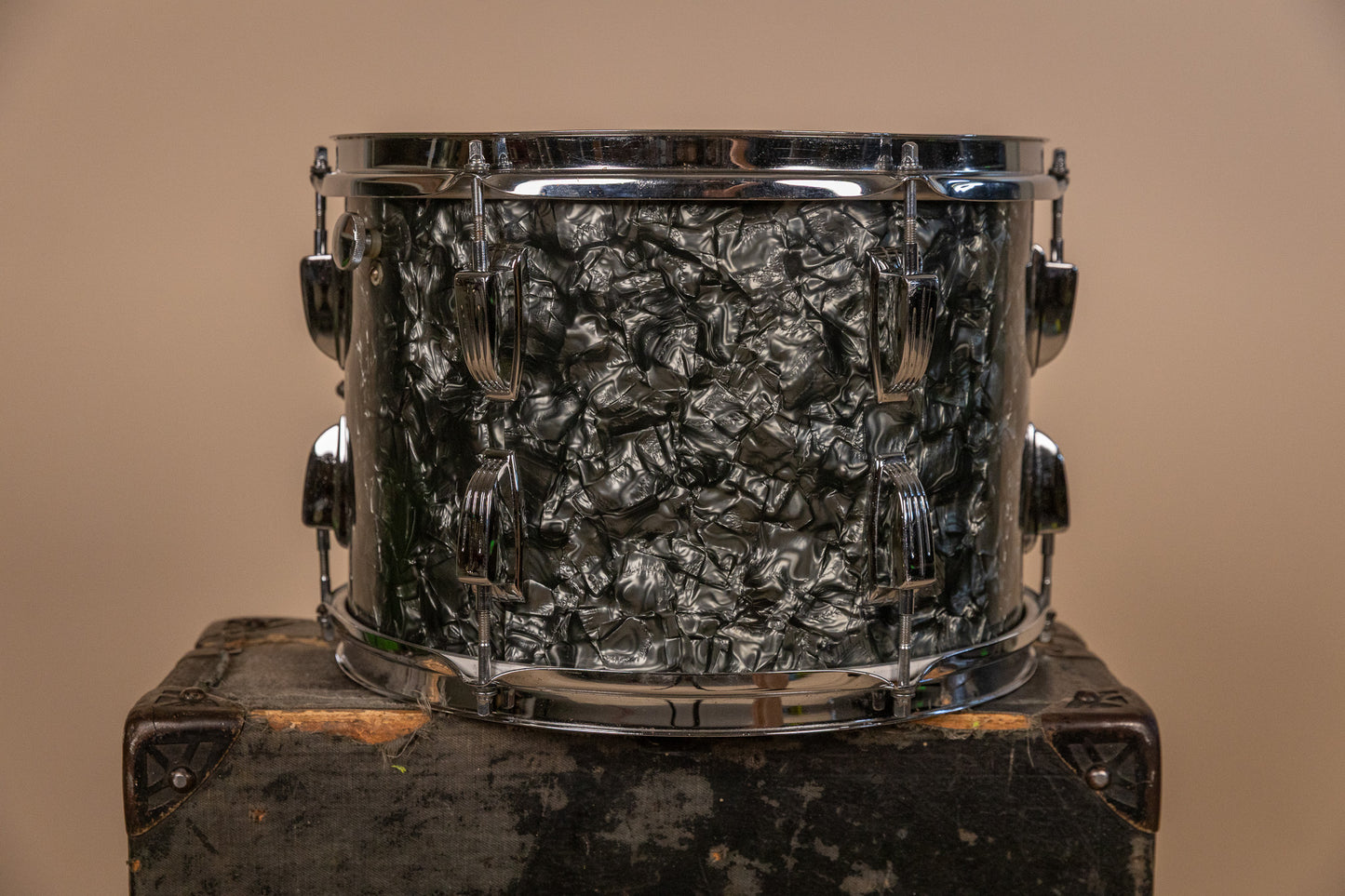 1971 Ludwig 9x13 Black Diamond Pearl Tom