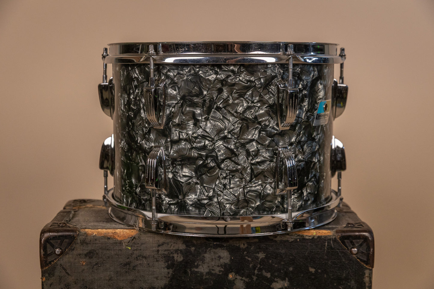 1971 Ludwig 9x13 Black Diamond Pearl Tom