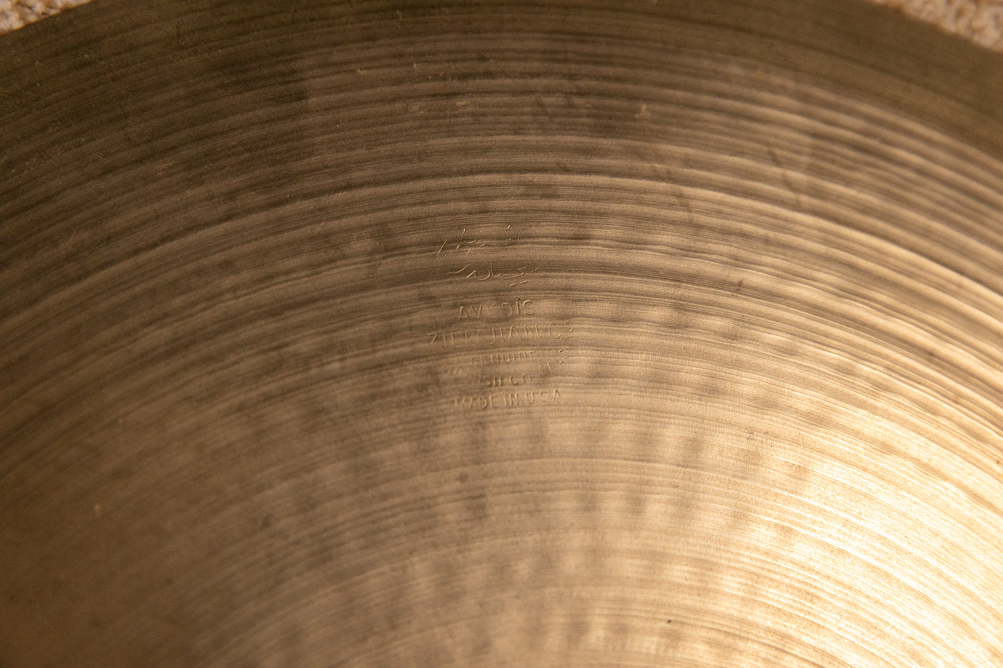 1970s Zildjian 16" A Thin Stamp Crash Cymbal 983g