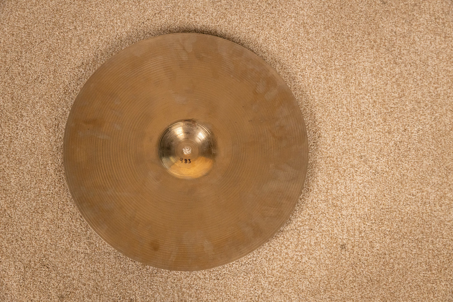 1970s Zildjian 16" A Thin Stamp Crash Cymbal 983g