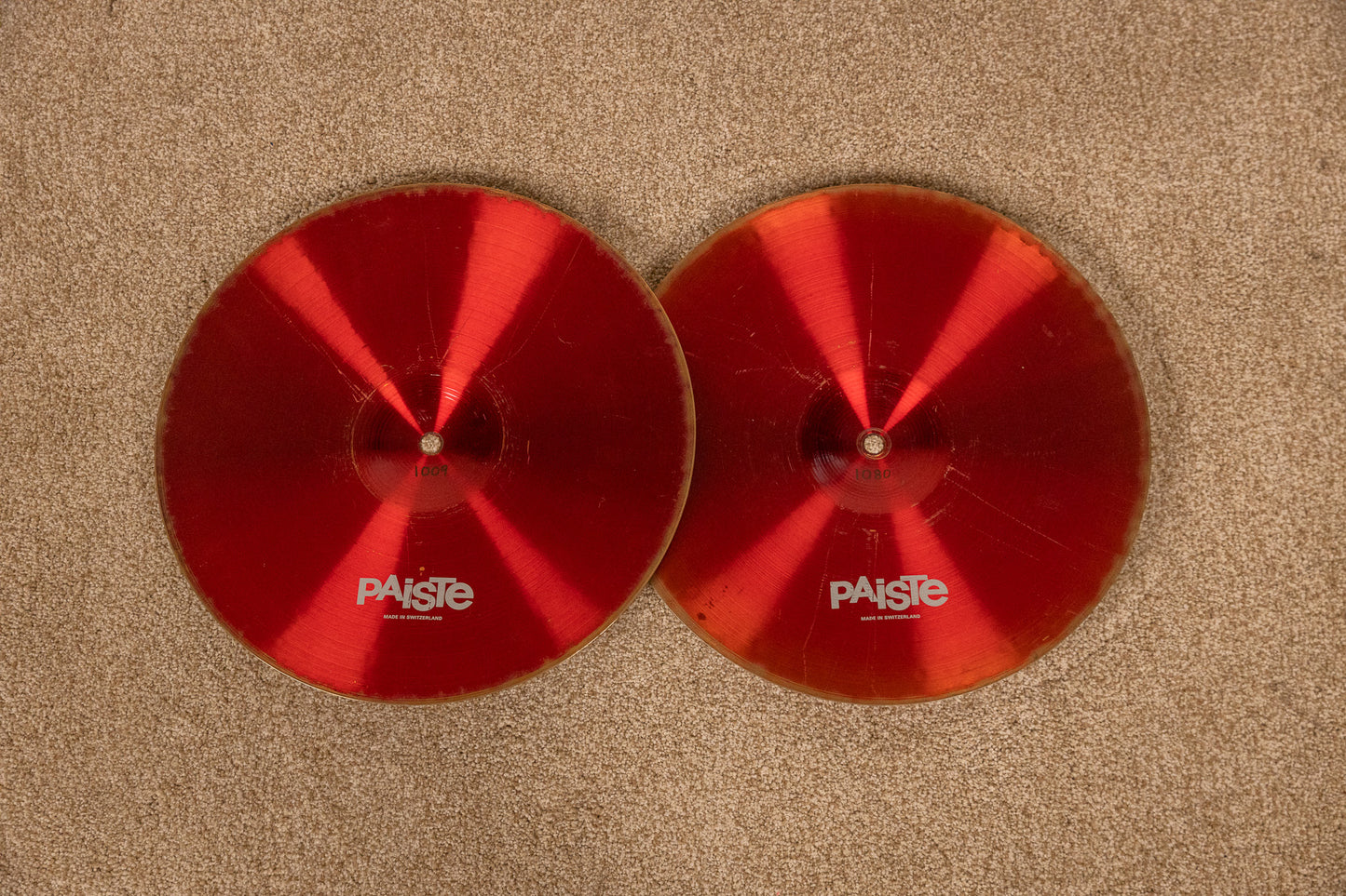 Paiste 14" 2000 Color Sound Heavy Hi Hat Cymbals 1009g 1080g
