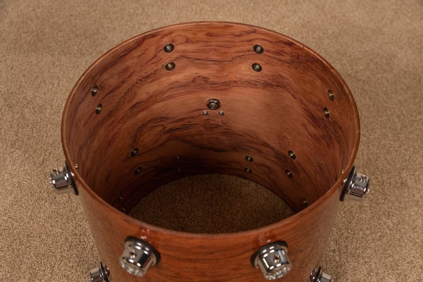 Natal Natural Bubinga Bop Drum Set 14x18 8x12 14x14 and 5x13