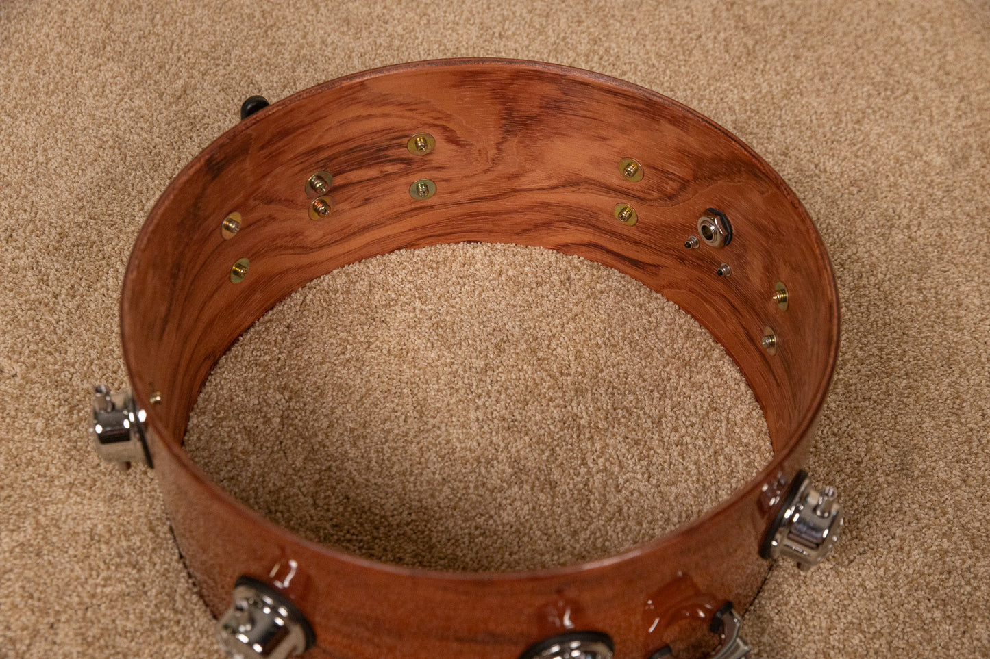 Natal Natural Bubinga Bop Drum Set 14x18 8x12 14x14 and 5x13