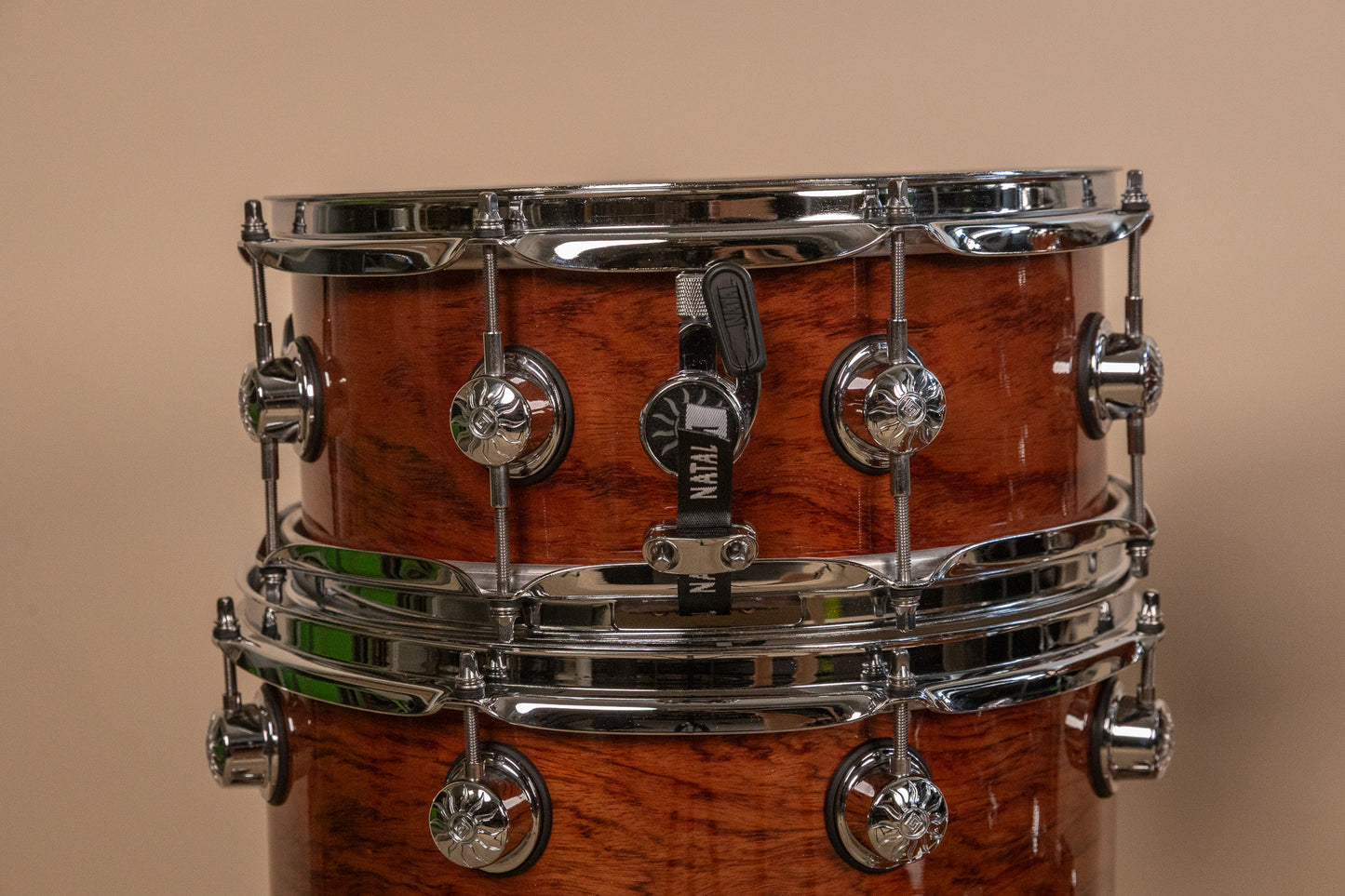 Natal Natural Bubinga Bop Drum Set 14x18 8x12 14x14 and 5x13