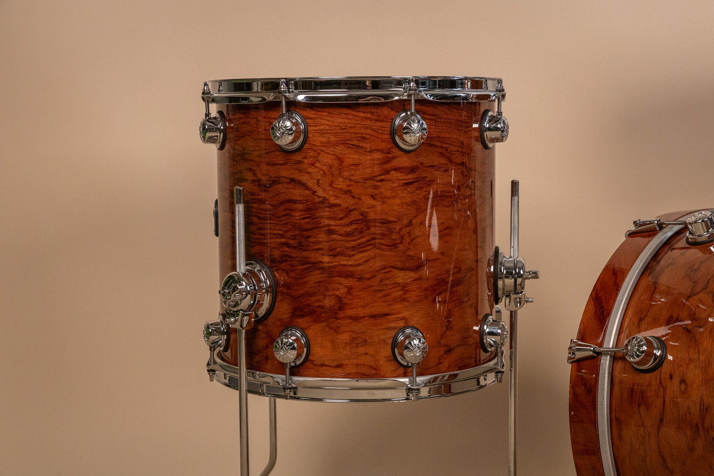 Natal Natural Bubinga Bop Drum Set 14x18 8x12 14x14 and 5x13