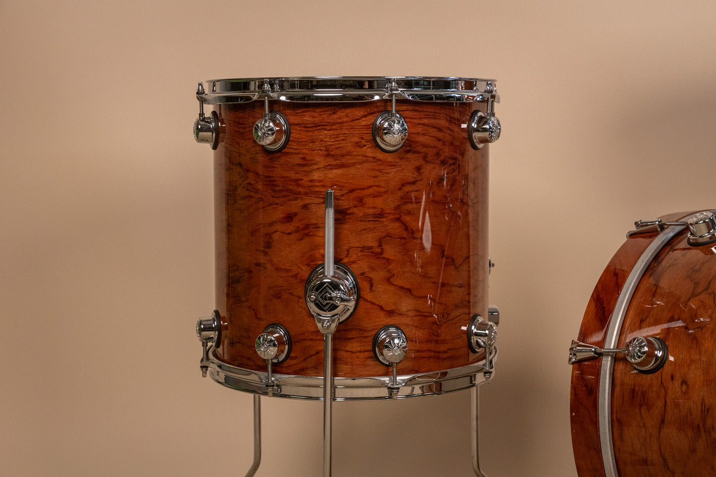 Natal Natural Bubinga Bop Drum Set 14x18 8x12 14x14 and 5x13