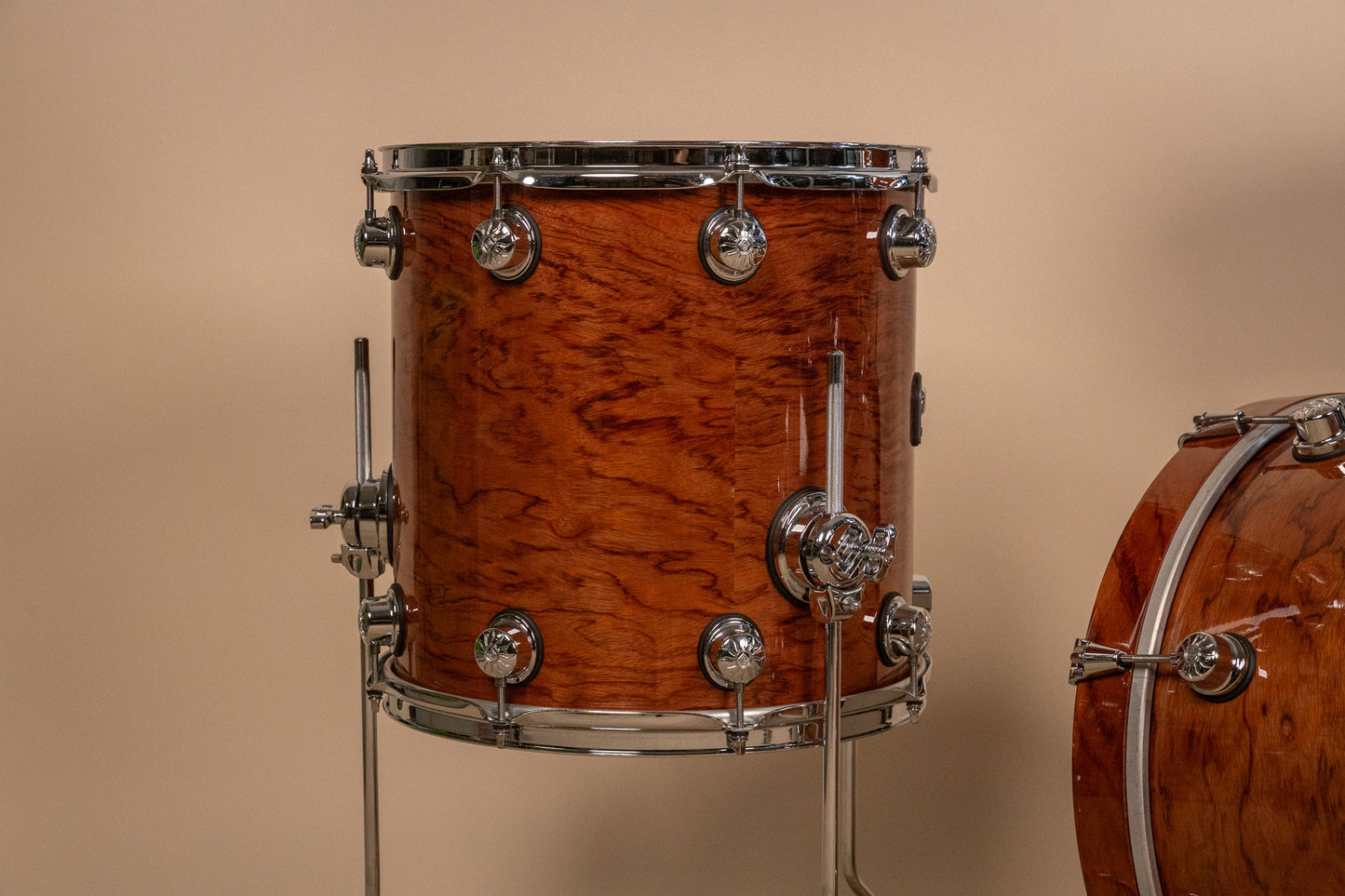Natal Natural Bubinga Bop Drum Set 14x18 8x12 14x14 and 5x13