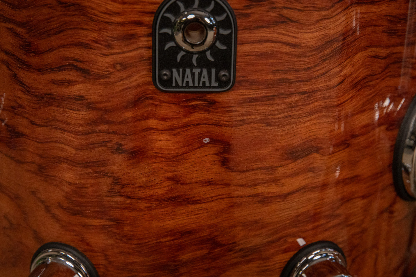 Natal Natural Bubinga Bop Drum Set 14x18 8x12 14x14 and 5x13