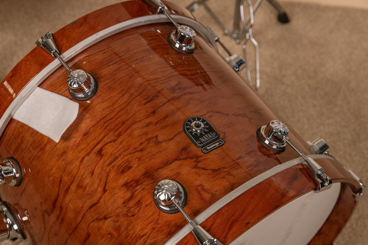 Natal Natural Bubinga Bop Drum Set 14x18 8x12 14x14 and 5x13