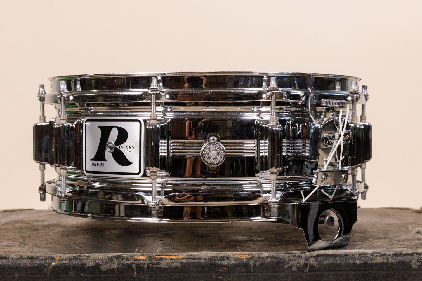 Vintage Rogers 5x14 Big R Dynasonic Snare Drum