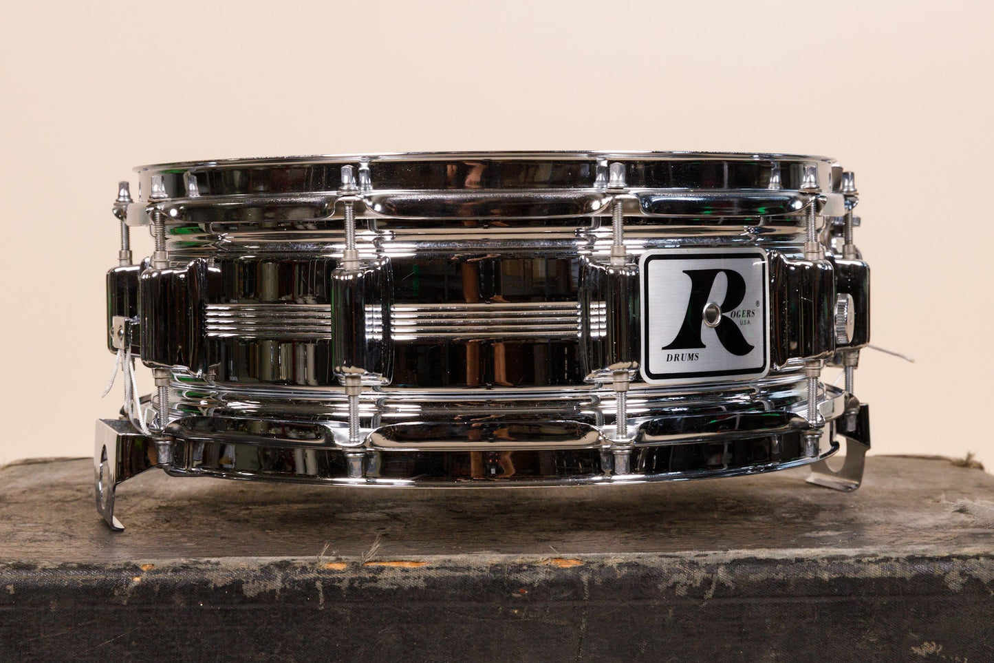 Vintage Rogers 5x14 Big R Dynasonic Snare Drum