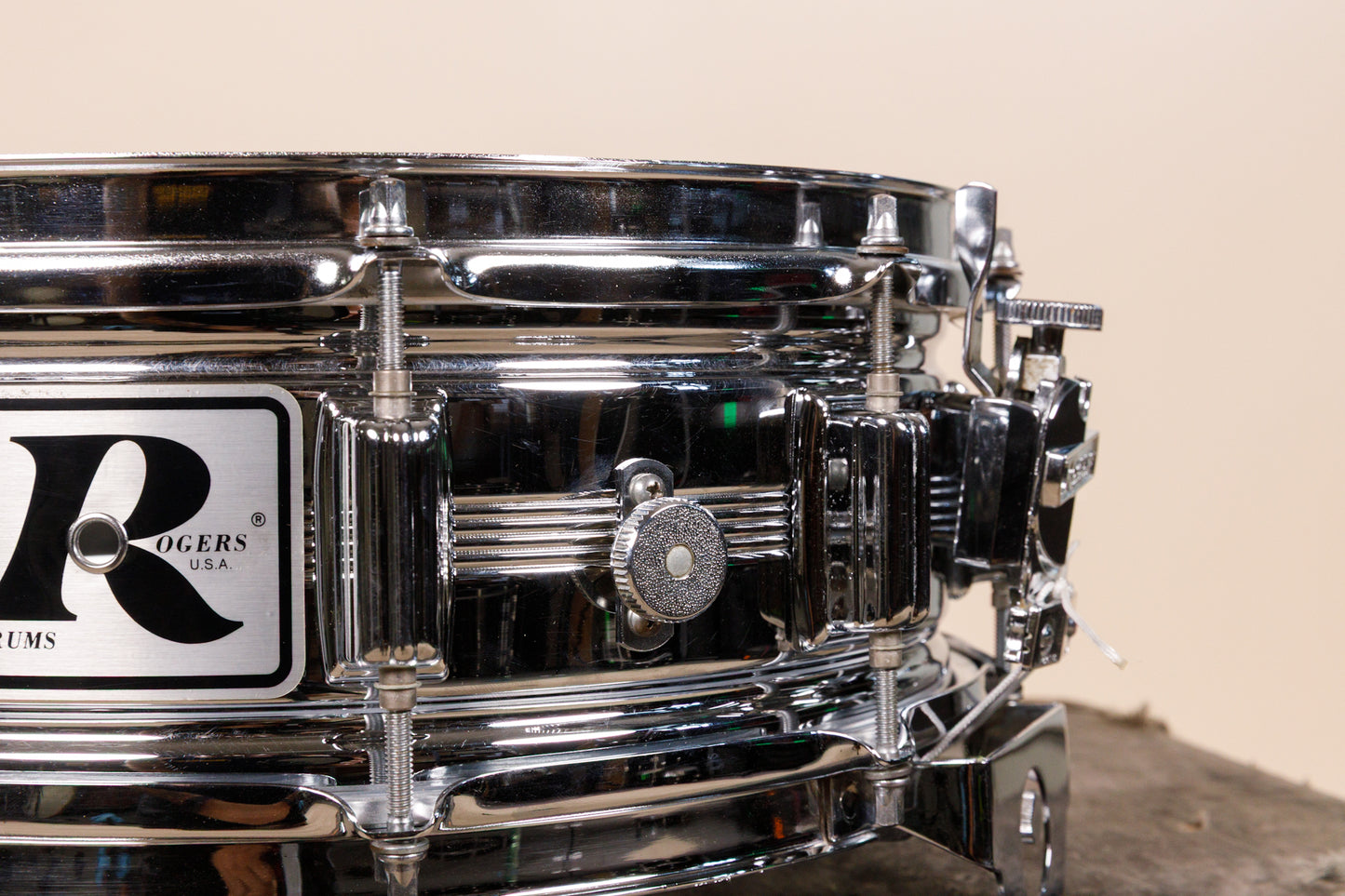 Vintage Rogers 5x14 Big R Dynasonic Snare Drum