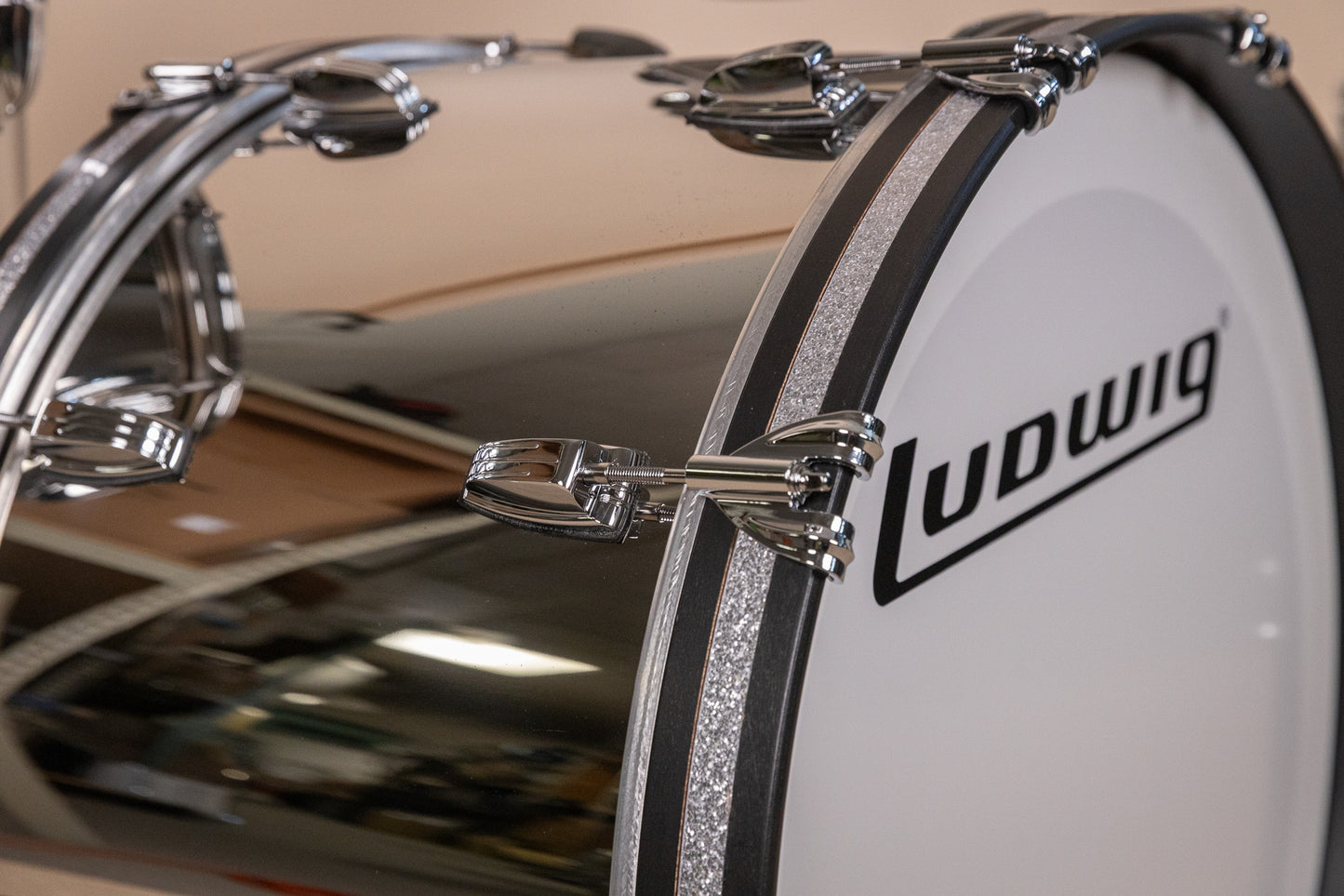 Ludwig Stainless Steel 50th Anniversary Pro Beat Drum Set