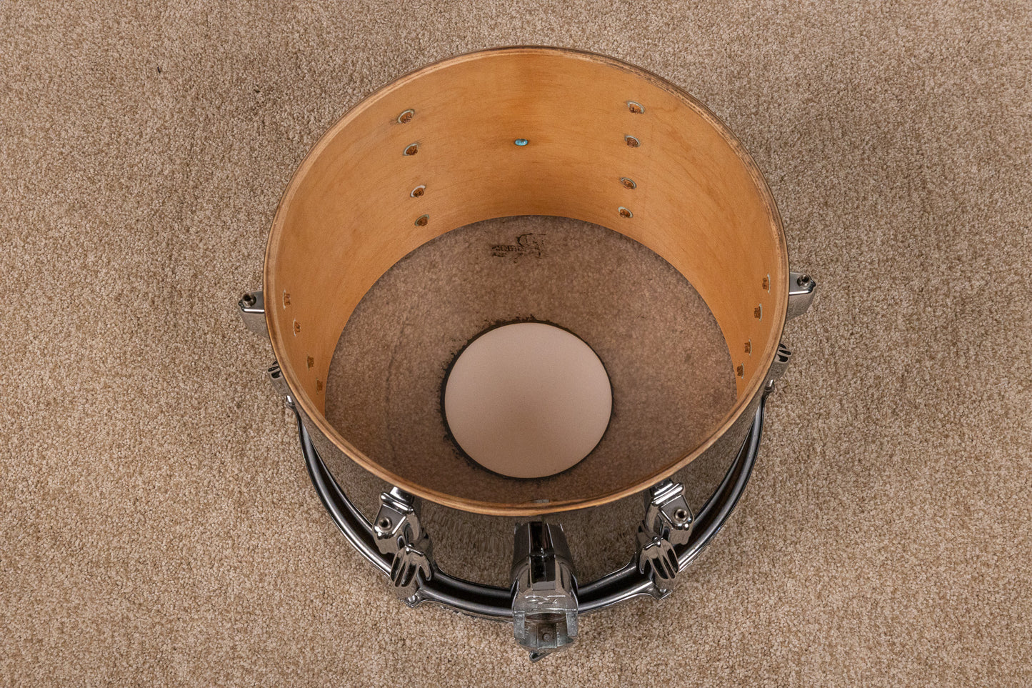 1980s Rogers XP-8 Jet Black Drum Pearl Drum Set 14x22 9x13 and 16x16